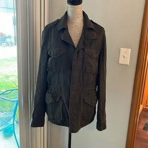 ALL SAINTS VANSANT
MILITARY LINEN JACKET SIZE
S